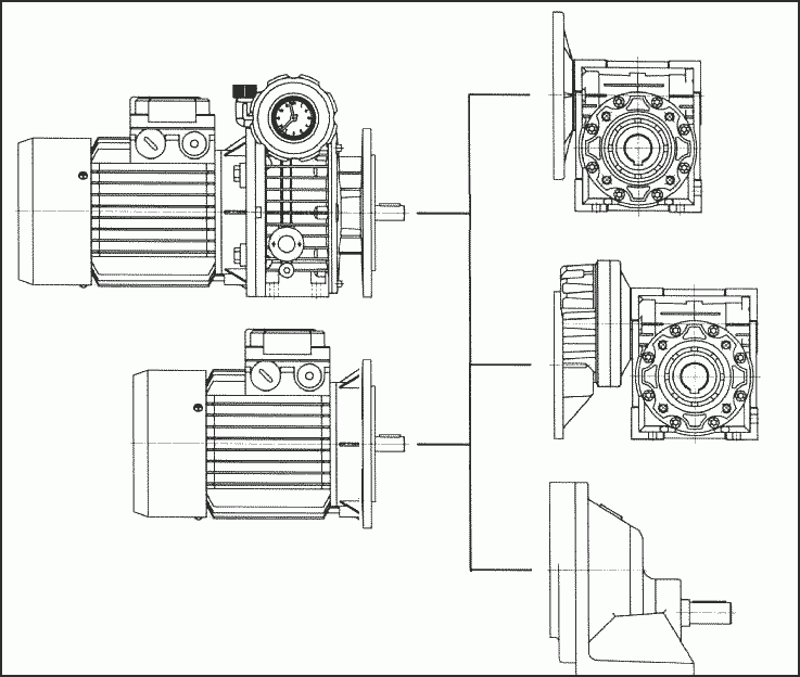 Опции к мотор-редукторам